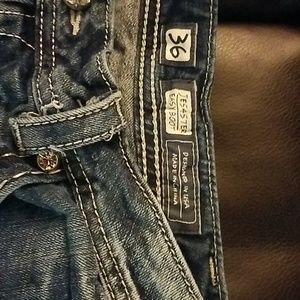 Miss Me bling blue Jean's size 36